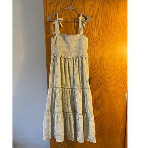 NWT: LuLus Mint Tie-Strap Midi Dress